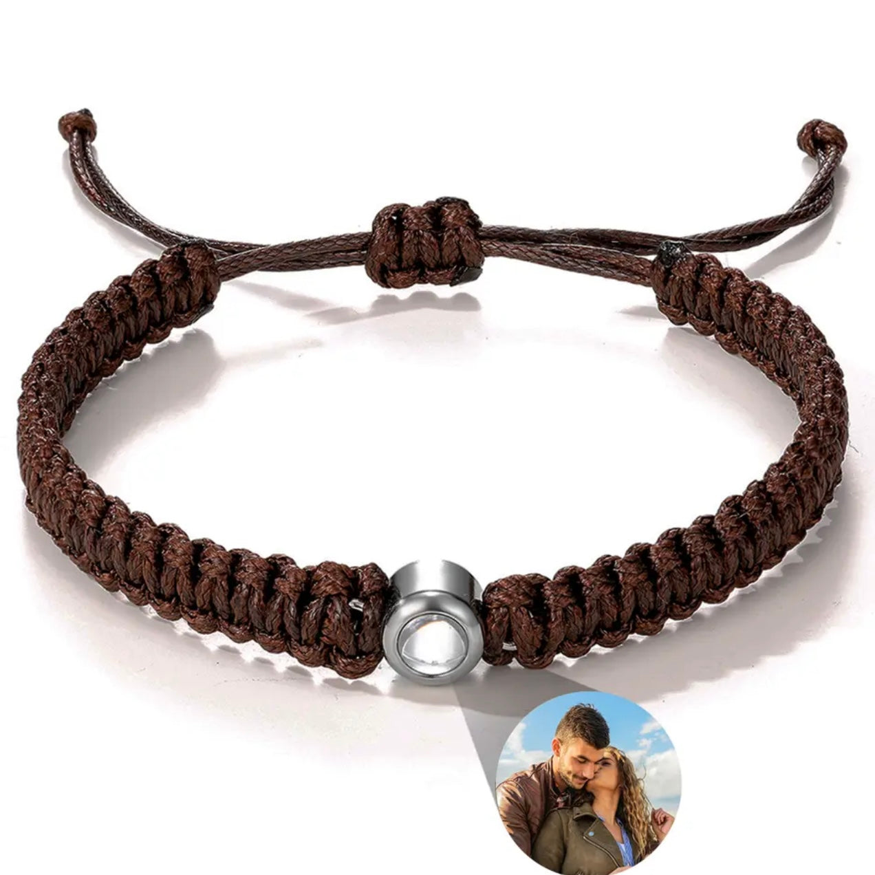 צמיד קשירה מיוחדת עם תמונה מוצפנת