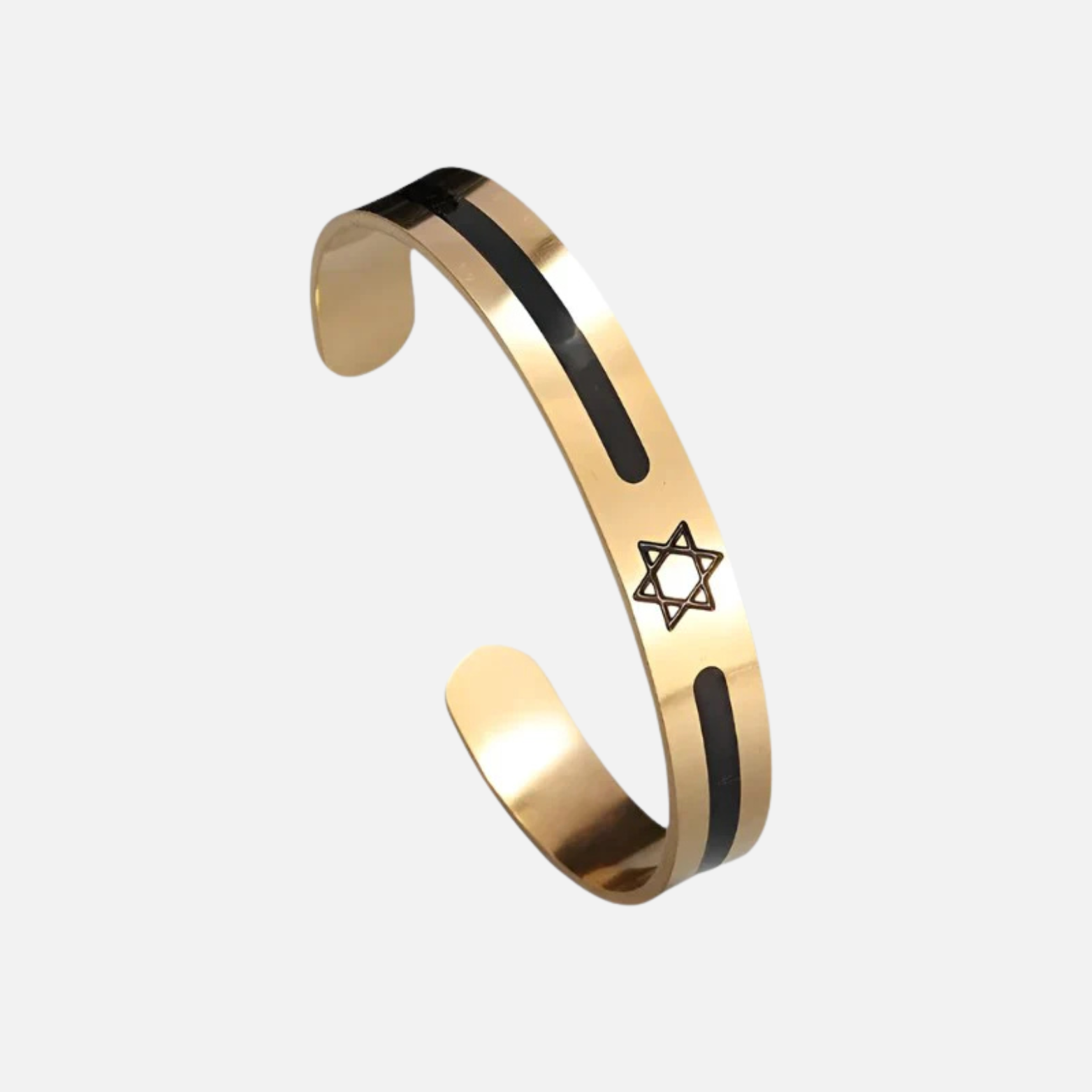 צמיד מתכת עם מגן דוד