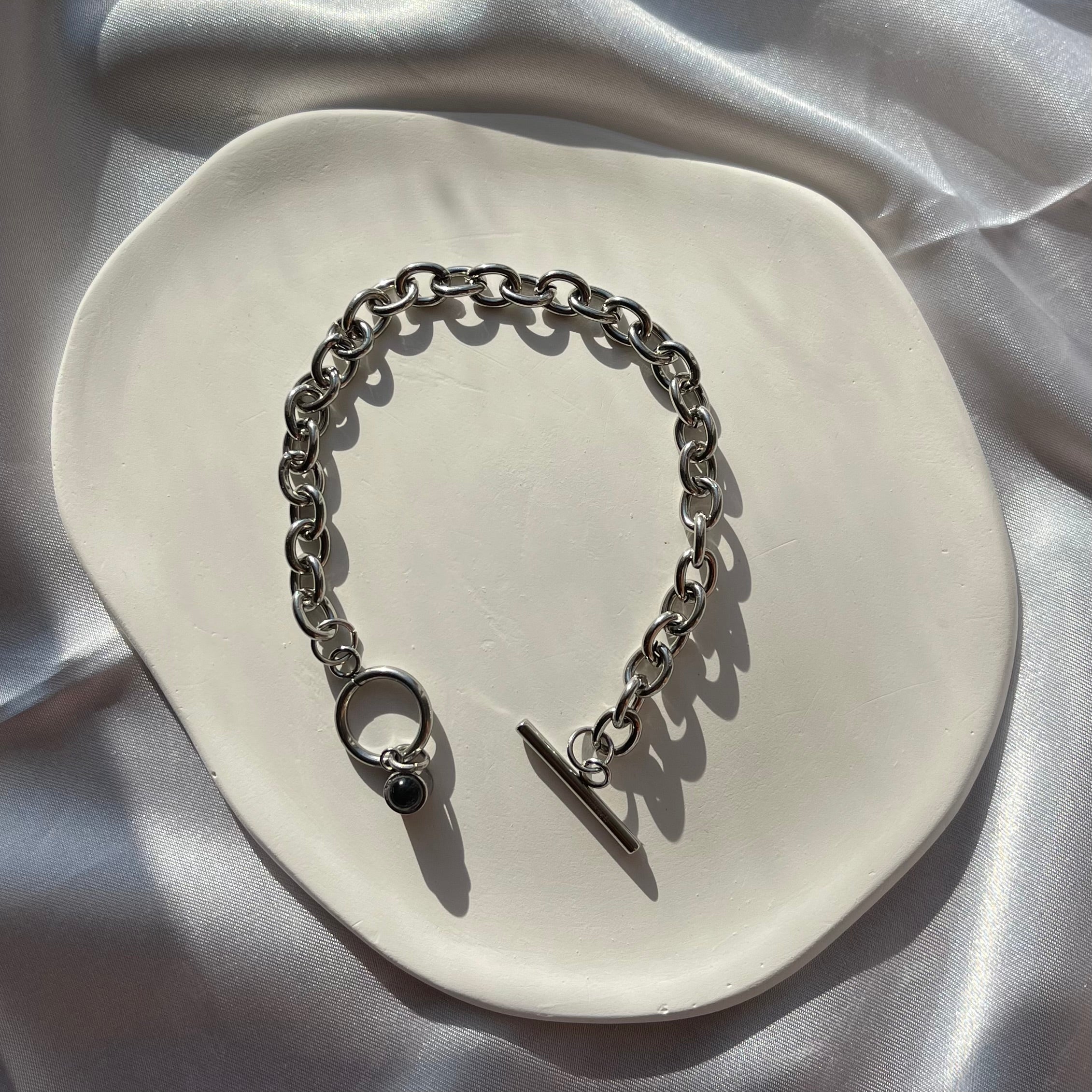 צמיד טיפני לולאות עם תמונה מוצפנת