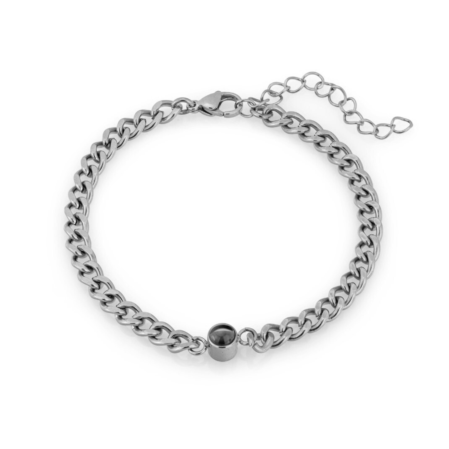 צמיד לגבר עם תמונה מוצפנת