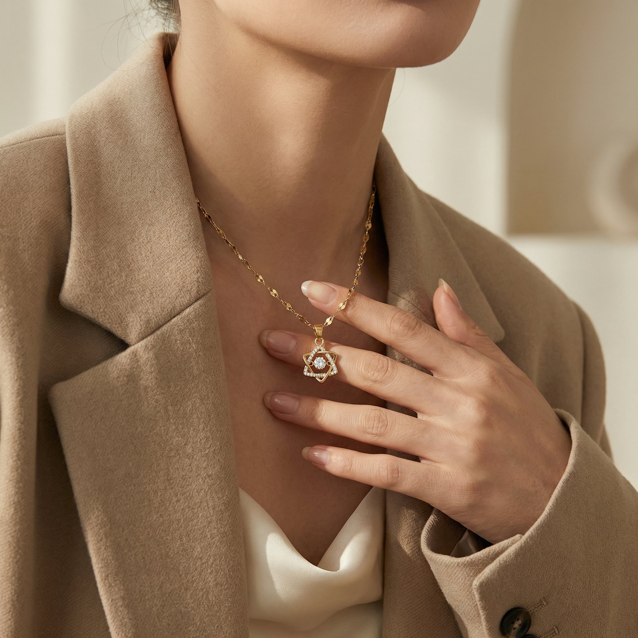 תליון gem של מגן דוד