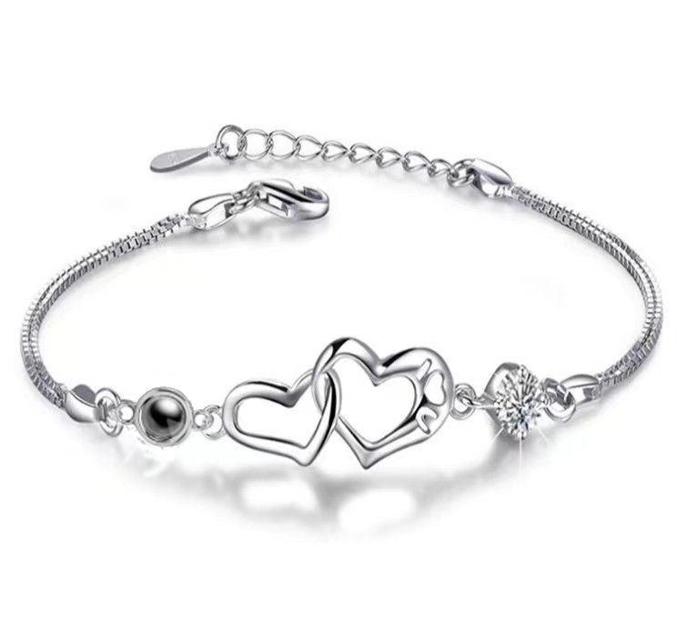 צמיד אהבה עם תמונה מוצפנת