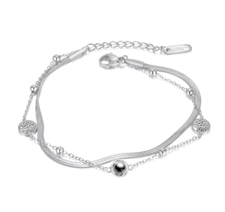 צמיד עץ החיים עם תמונה מוצפנת