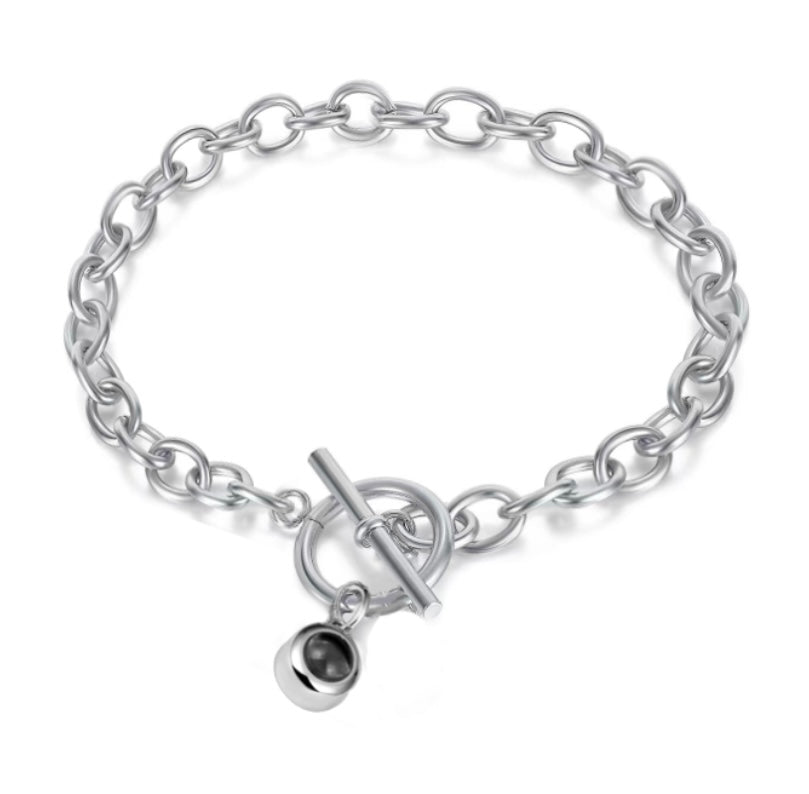 צמיד טיפני לולאות עם תמונה מוצפנת