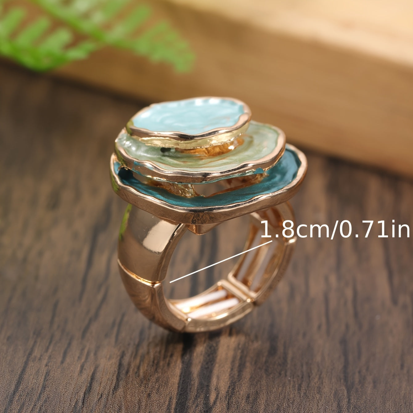 אביגיל – טבעת אמייל בשלוש קומות