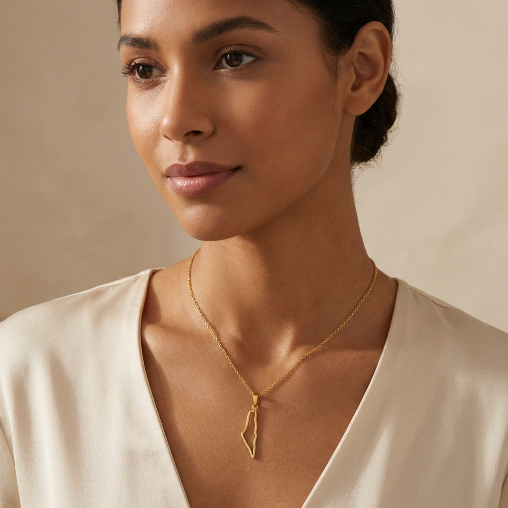 תליון מפה של ישראל