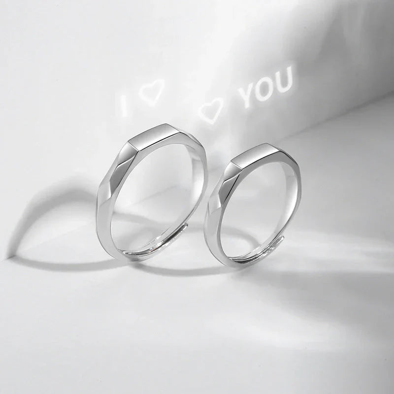 LOVE FOREVER טבעת השמש סט זוגי