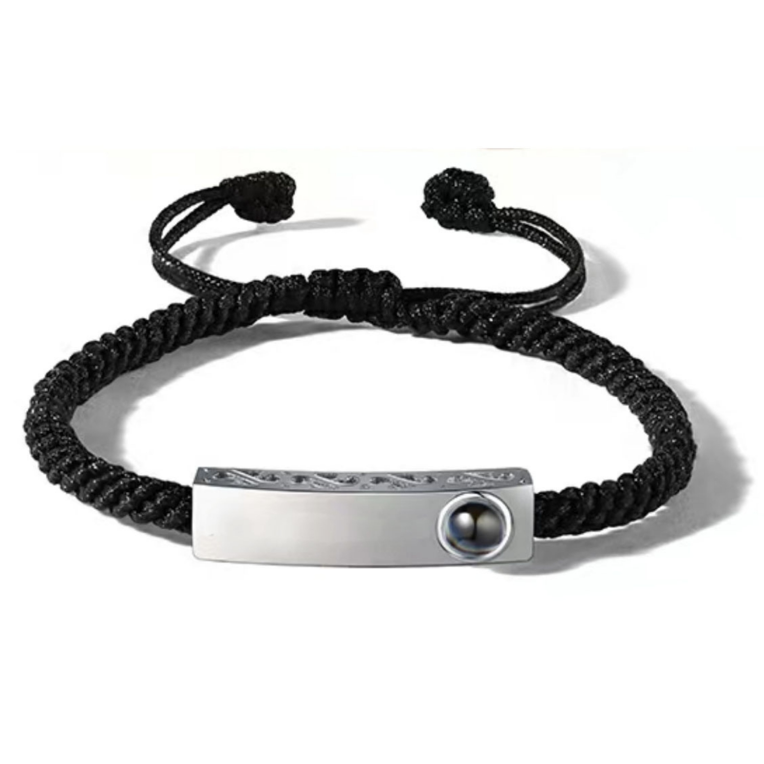 צמיד חריטה אישית עם תמונה מוצפנת