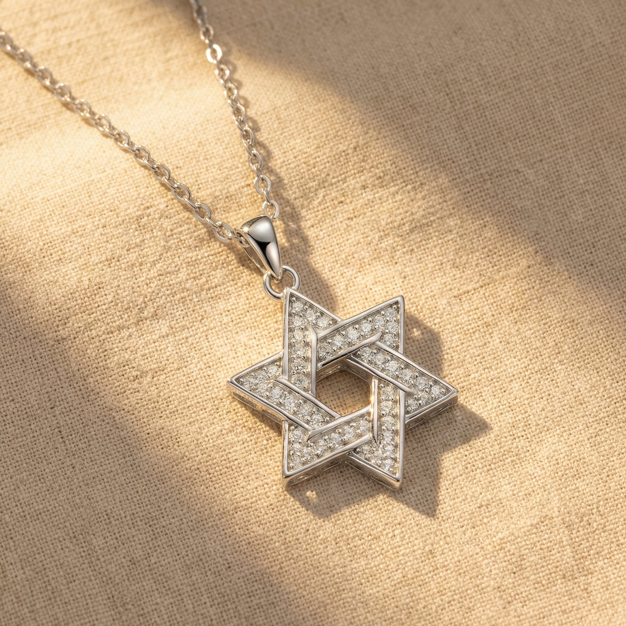 שרשרת אנרגיה עם מגן דוד כסף
