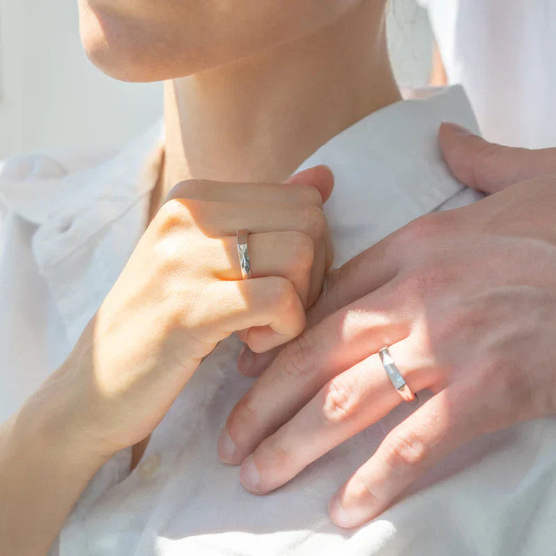 LOVE FOREVER טבעת השמש סט זוגי