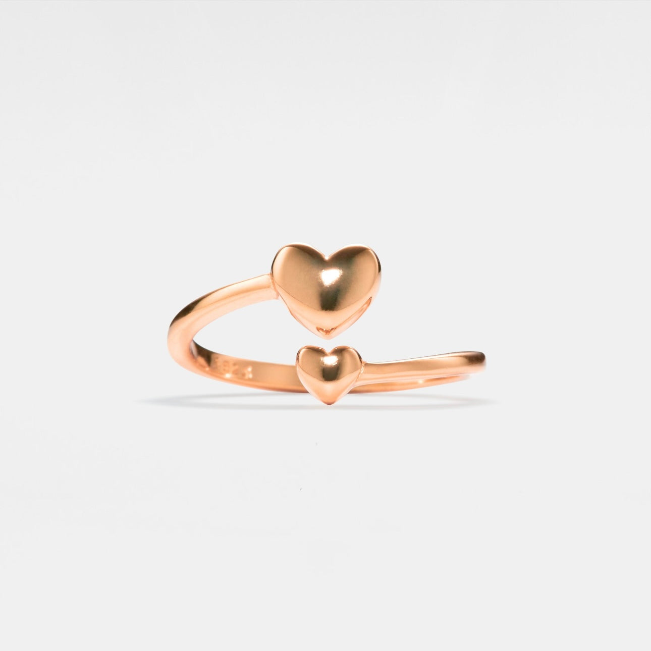 טבעת לב קלאסית