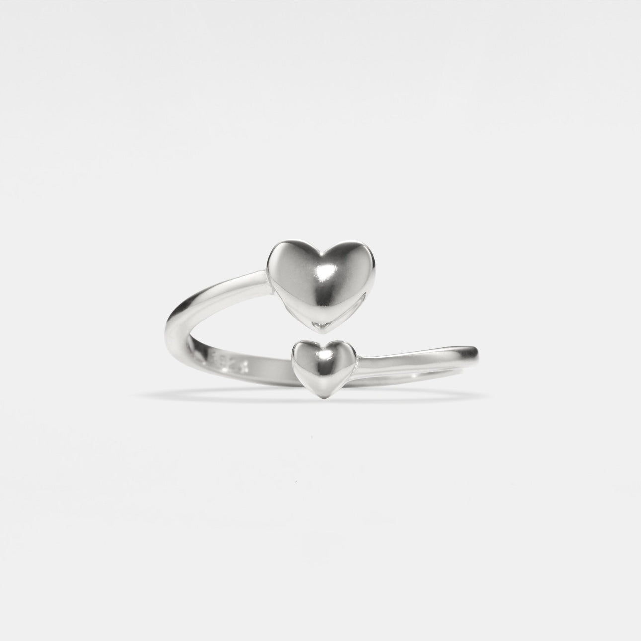 טבעת לב קלאסית