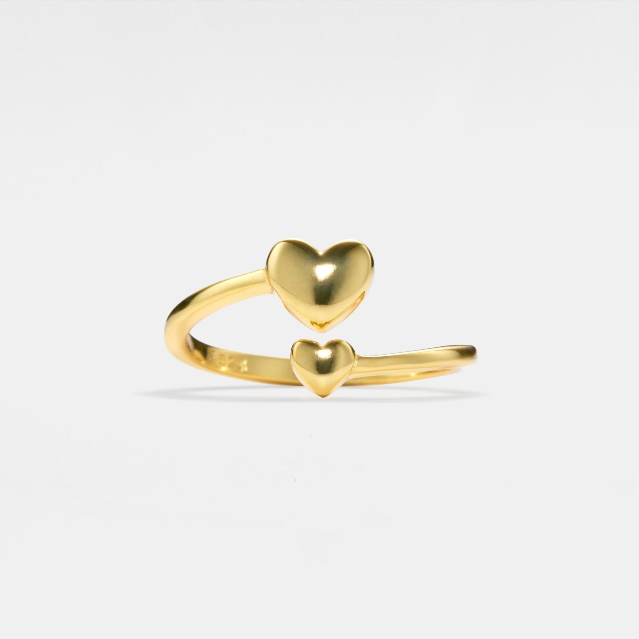 טבעת לב קלאסית