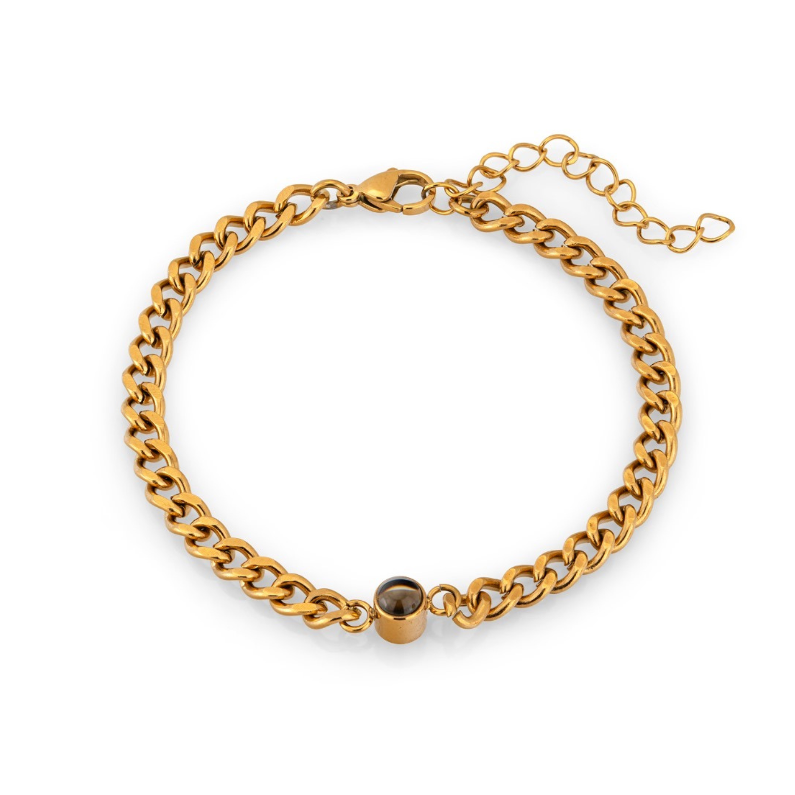 צמיד לגבר עם תמונה מוצפנת